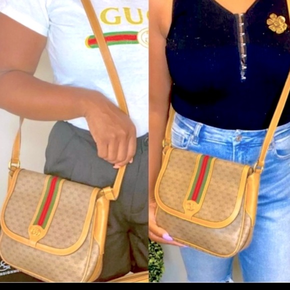 Authentic Gucci Leather Crossbody/Shoulder Bag. - Picture 14 of 14